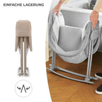 Babyvugge Lovi 3-i-1 reiseseng 88x61 cm, opptil 9 kg - Kinderkraft