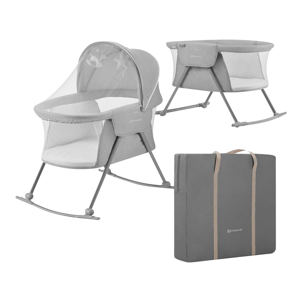 Babyvugge Lovi 3-i-1 reiseseng 88x61 cm, opptil 9 kg - Kinderkraft