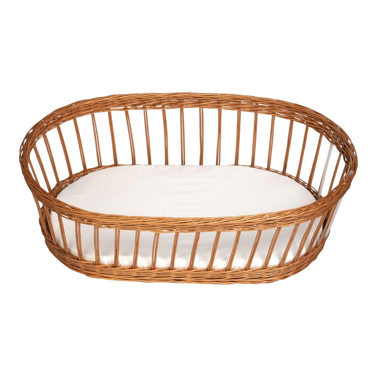 Babyvugge Maxi Basic med sengehimmel 86 x 46 cm - Mionido