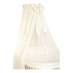 Babyvugge Maxi Basic med sengehimmel bakside