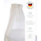 Babyvugge Maxi Basic med sengehimmel 86 x 46 cm - Mionido