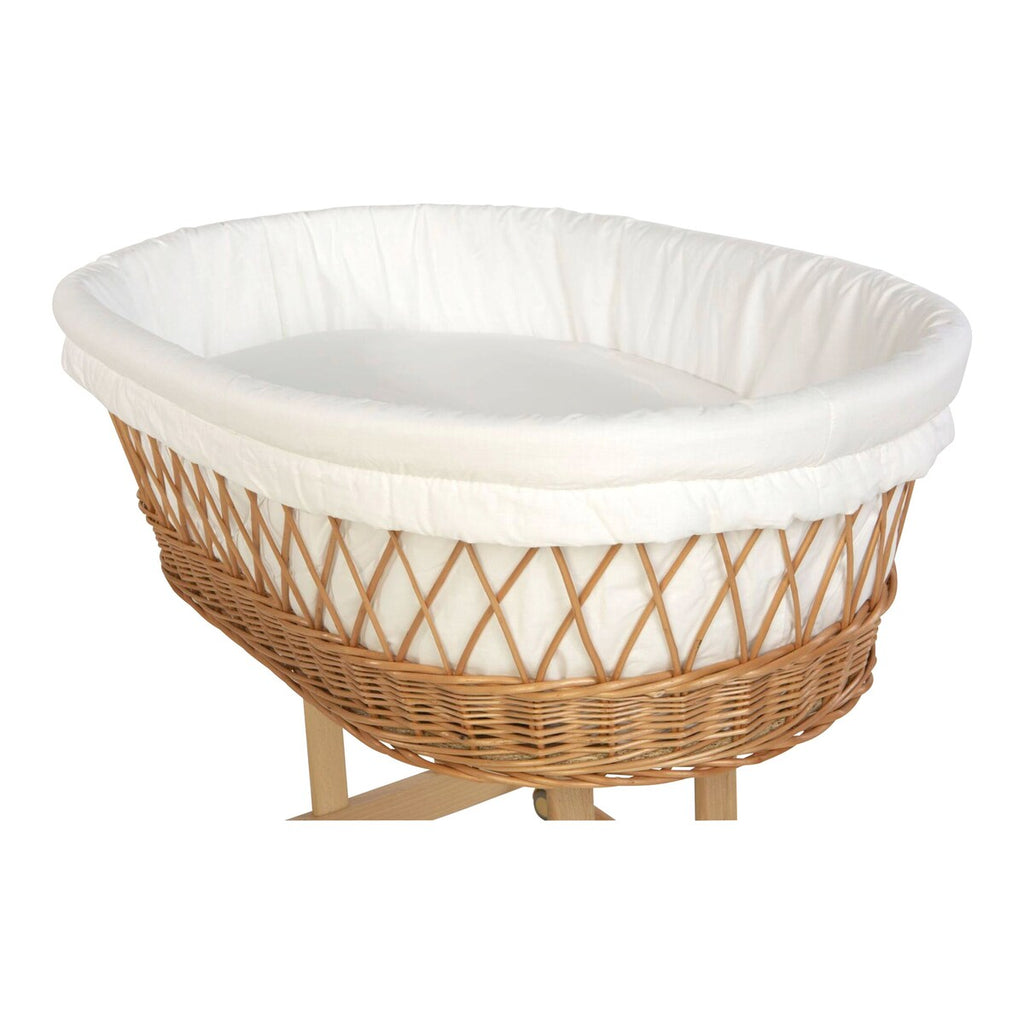 Montert Babyvugge Maxi Basic med sengehimmel i rom