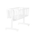 Babyvugge med madrass 90 x 40 cm hvit - roba forfra