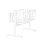 Babyvugge med madrass 90 x 40 cm hvit - roba forfra