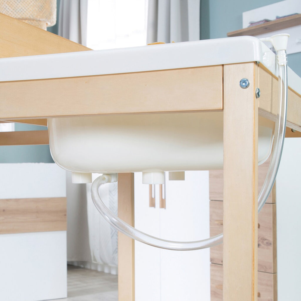 Bade- og stellekombinasjon Baby Pool uttrekkbar 83x56 cm - roba