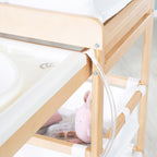 Bade- og stellekombinasjon Baby Pool uttrekkbar 83x56 cm - roba