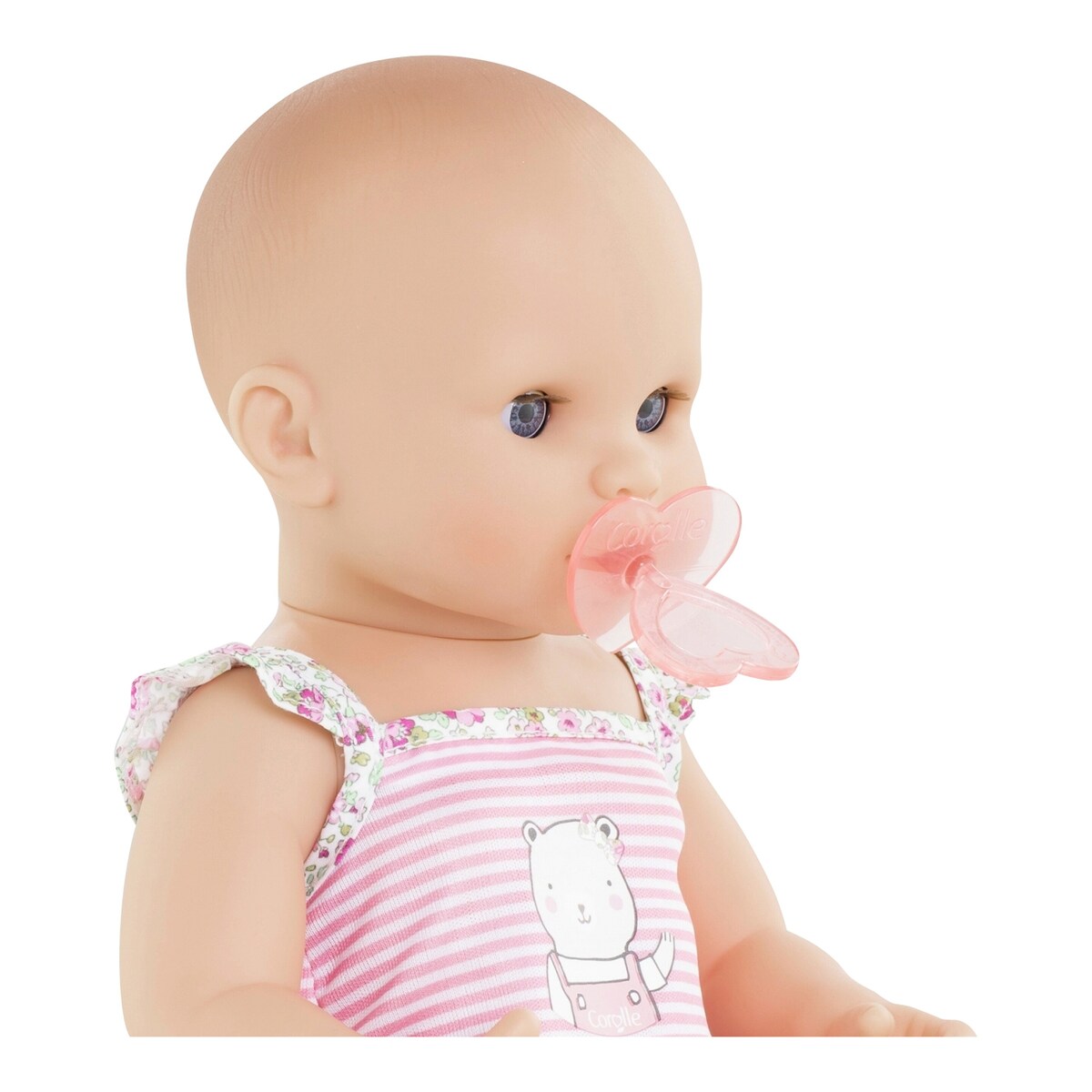 Badedukke Emma 36 cm med drikke- og våtfunksjon med smokk