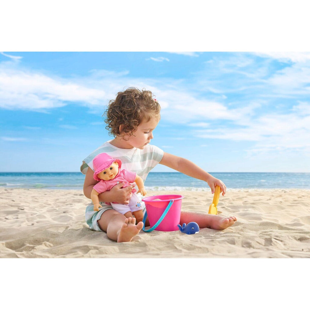 Badedukke Oceane 30 cm med badedyr bakside