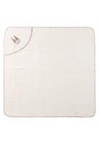Badehåndkle med hette 100x100 cm bomull Pferd Sunny - Sterntaler bakside