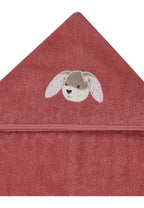 Detalj av hetten på Badehåndkle med hette 100x70 cm hare Hanni bomull - Sterntaler