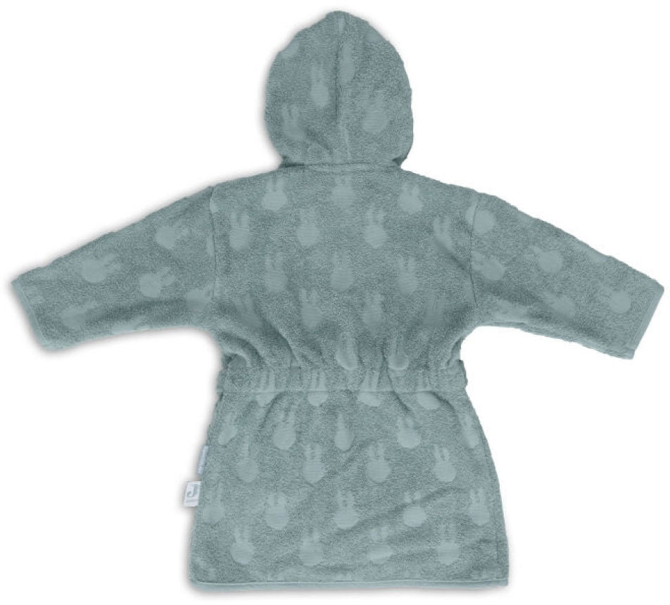 Badekåpe frotté Miffy Jacquard 1-2 år Sea Green bakside