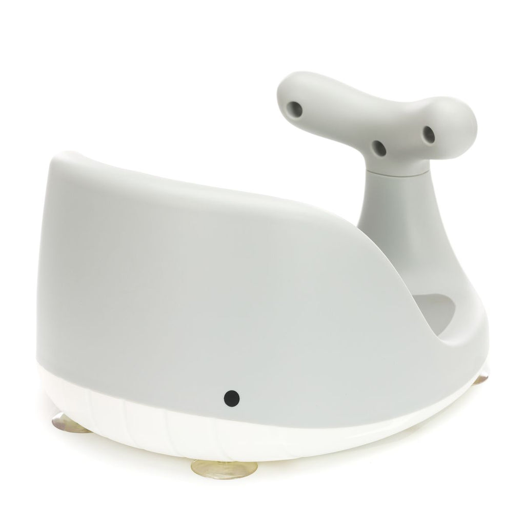 Badekarsete Hval ergonomisk med sklisikre sugekopper bakside