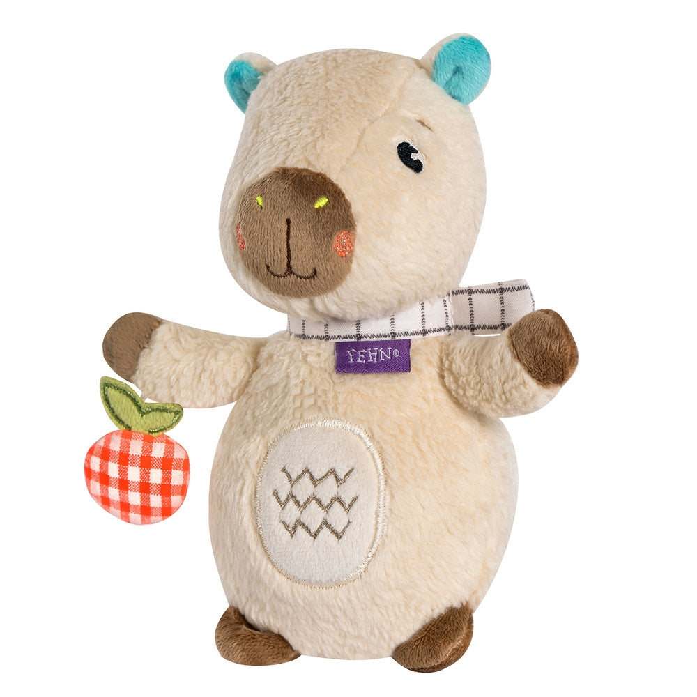 Badeleke capybara flytende badedyr for baby forfra