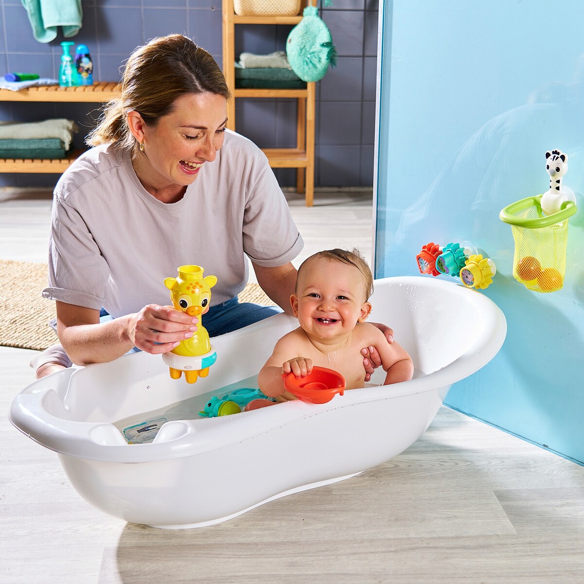 Badesett med 6 leker for barn fra 12 mnd - VTech detalj av dyrefigurer