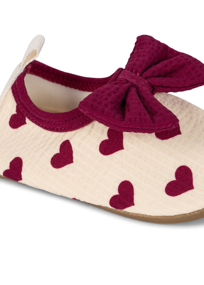 Badesko Bowie Coeur Sangria UPF 50+ str 22-23 nærbilde av materiale