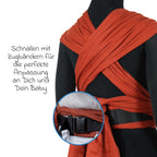 Bæresele DidyKlick 4u med bindbare skulderstropper