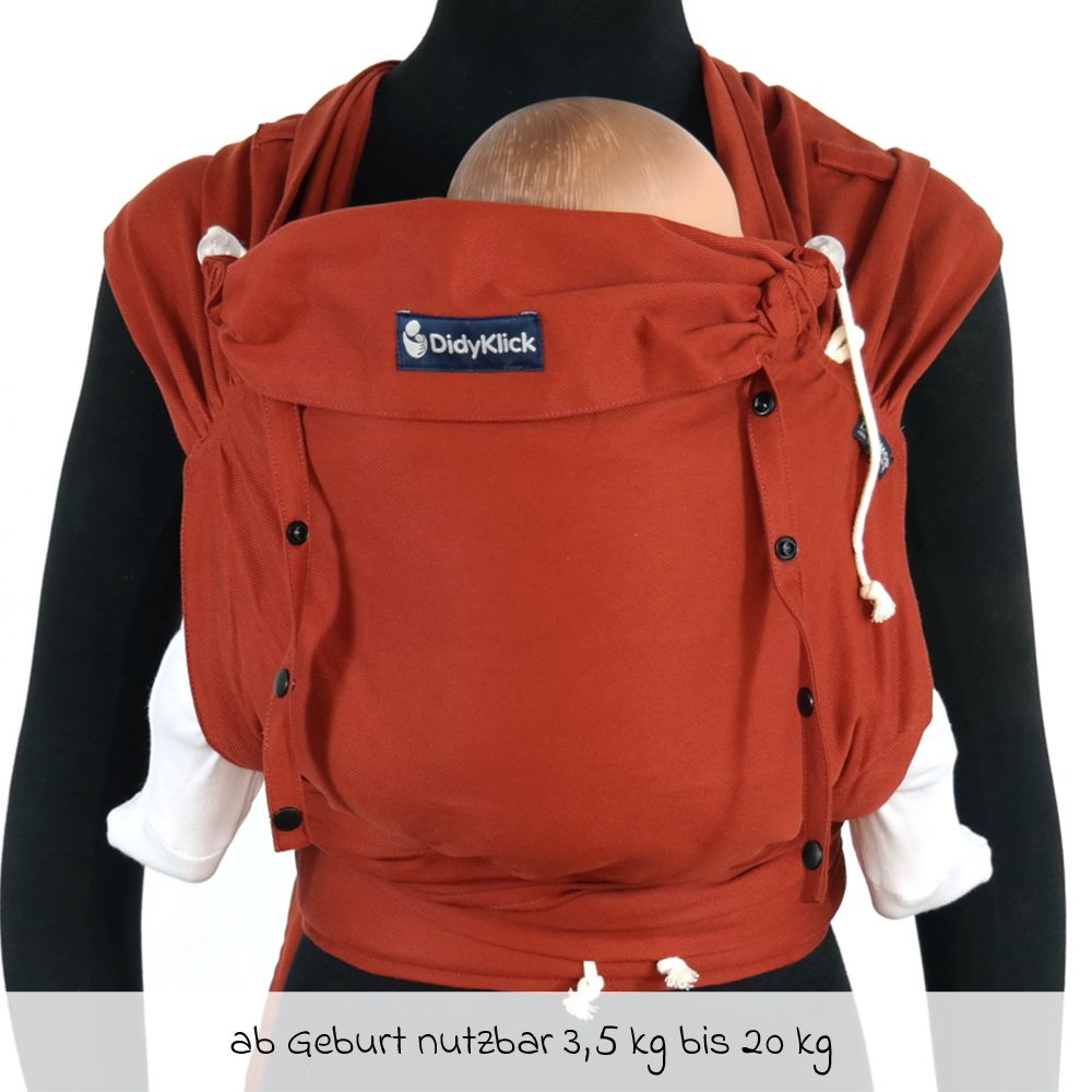 Detalj av skulderstropp på Bæresele DidyKlick 4u Halfbuckle