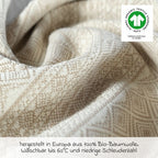 Bæresjal Prima natur økologisk bomull 68 x 470 cm - Didymos