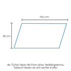 Bæresjal Prima natur økologisk bomull 68 x 470 cm - Didymos