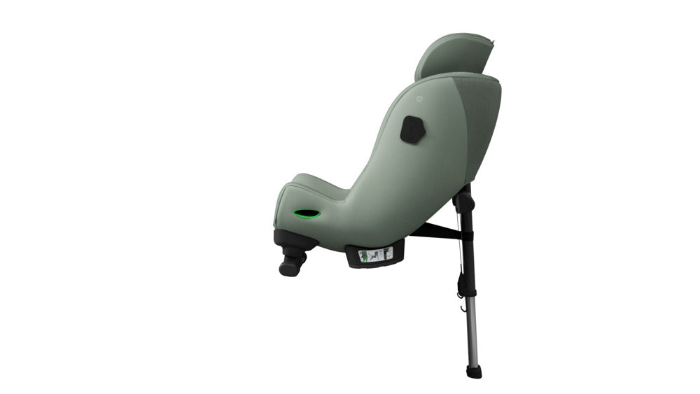 Montert Bakovervendt bilstol 61-125 cm 0-7 år beltemontering - Axkid Minikid 4 Max i bil
