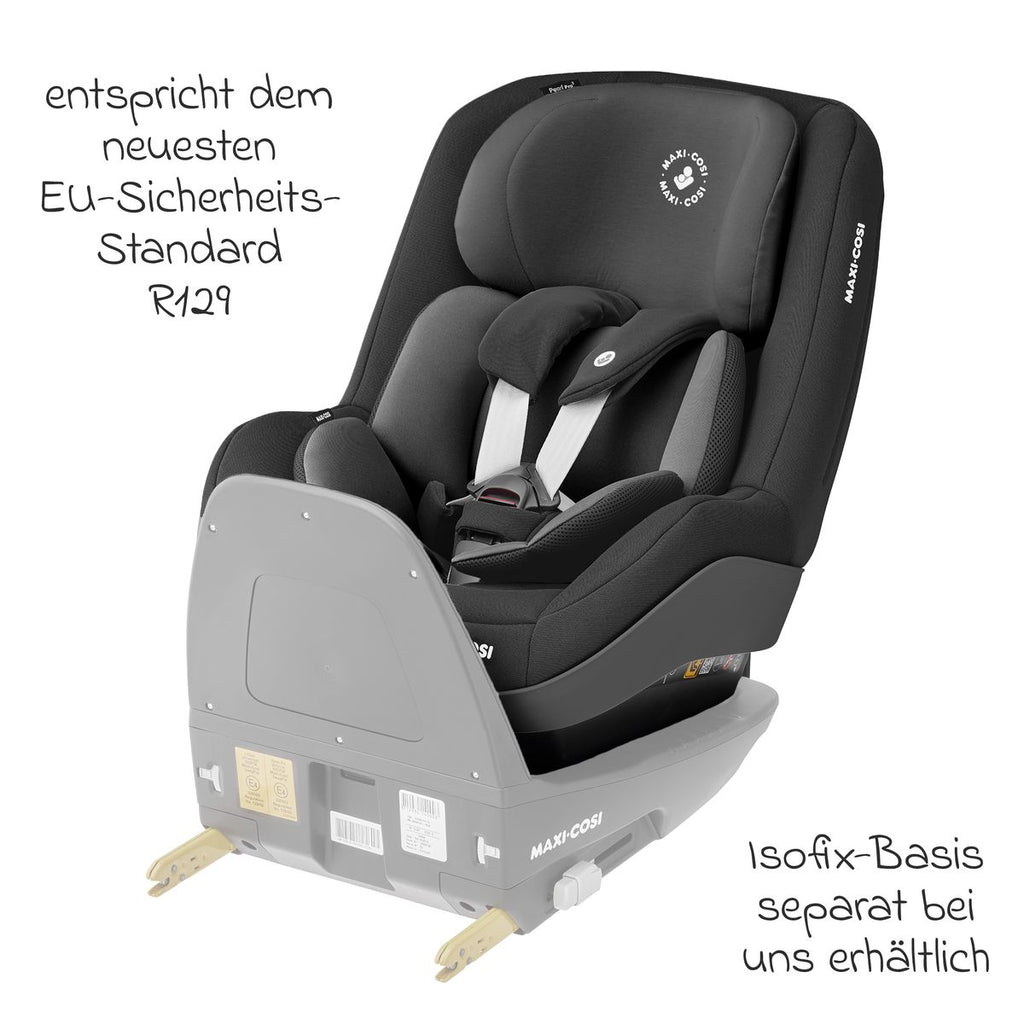 Montert bakovervendt bilstol Pearl Pro 2 i-Size Maxi-Cosi i bil