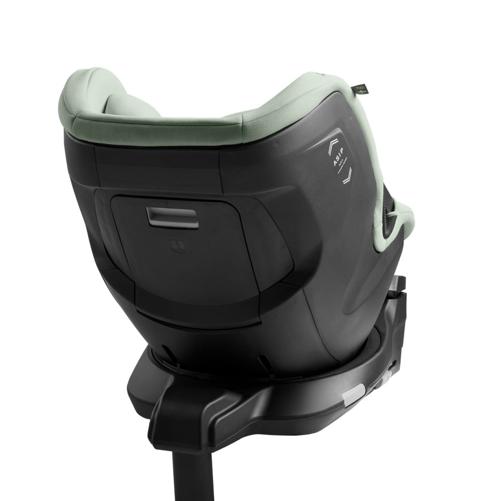 Sidebilde av bakovervendt bilstol Spinkid 2 Nordic Bloom Green
