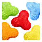 Balansesteiner Heppy Rocks 5-pk med strukturert montert som hinder
