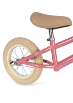 Montert Balansesykkel 12" med kurv fra 3 år, rosa