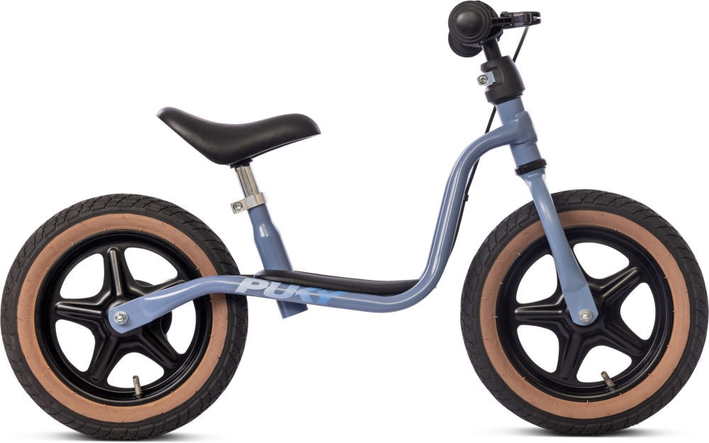 Bakside av Balansesykkel LR 1L BR med bremse pigeon blue