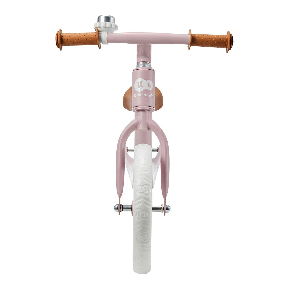 Nærbilde av balansecykel FLY PLUS 12" magnesiumramme håndtak