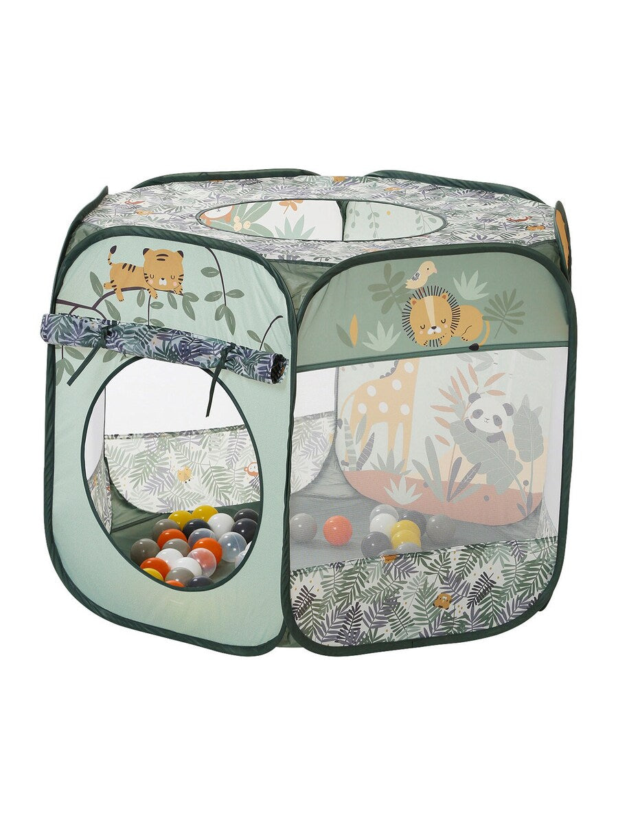 Ballbasseng for baby med 50 baller Ø 84 cm bakside