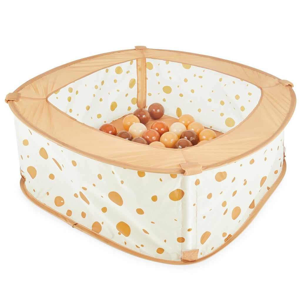 Ballbasseng pop-up Dots med 50 baller polyester forfra