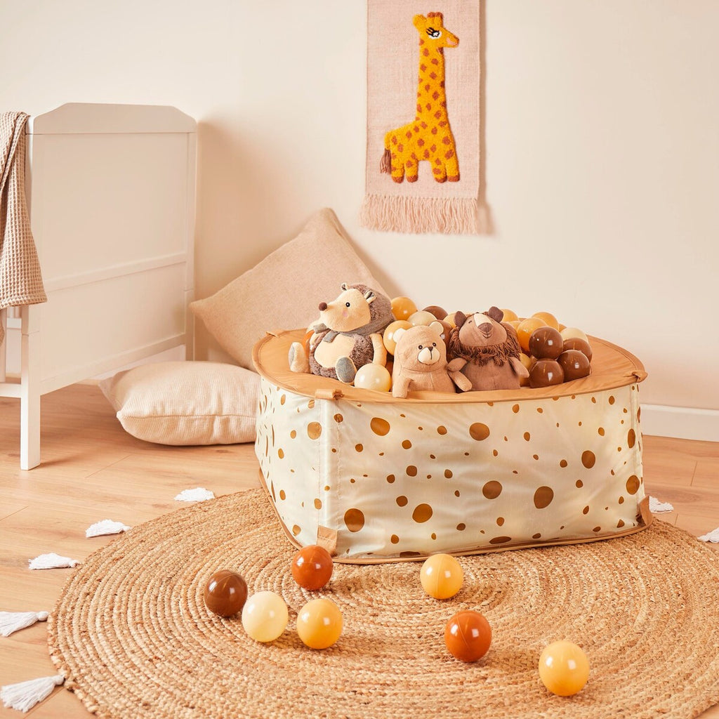 Ballbasseng pop-up Dots med 50 baller polyester bakside