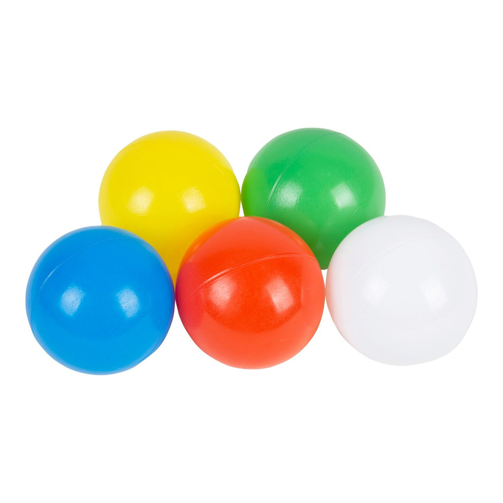 Ballbassengballer 100 stk Ø 6 cm i 5 farger montert