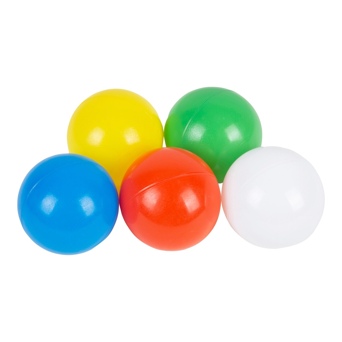 Ballbassengballer 100 stk Ø 6 cm i 5 farger montert