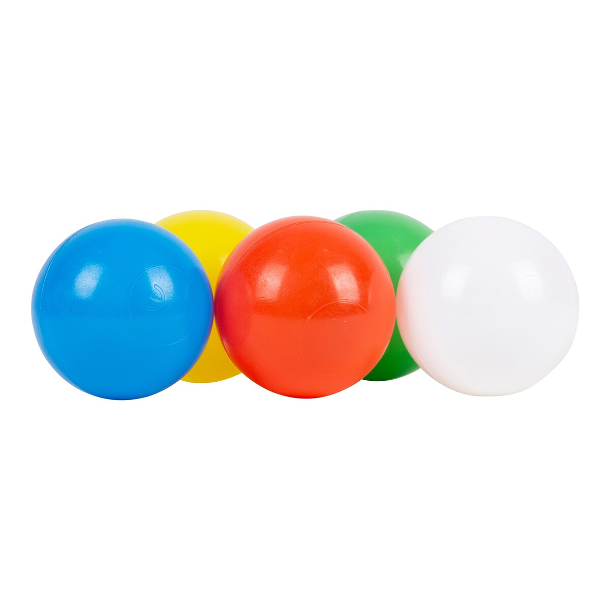Ballbassengballer 100 stk Ø 6 cm i 5 farger nærbilde