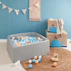 Ballbassengballer 100 stk Beach montert i ballbasseng