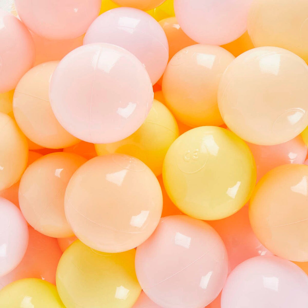 Ballbassengballer 100 stk Blossom i plast fra 6 mnd - Bieco
