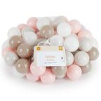 Baller til ballbasseng 100 stk Cotton pastell Ø 6 cm montert i ballbasseng