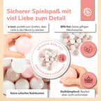 Baller til ballbasseng 100 stk Cotton pastell Ø 6 cm fra 6 mnd - Bieco