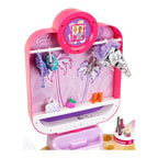 Barbie skjønnhetsstudio Happy Vibes med neglеtørker montert med tilbehør