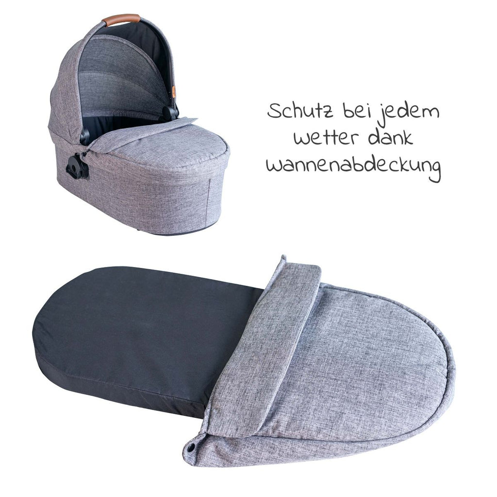 Detalj av bærebag til sportsvogn Flash Woven Graphite