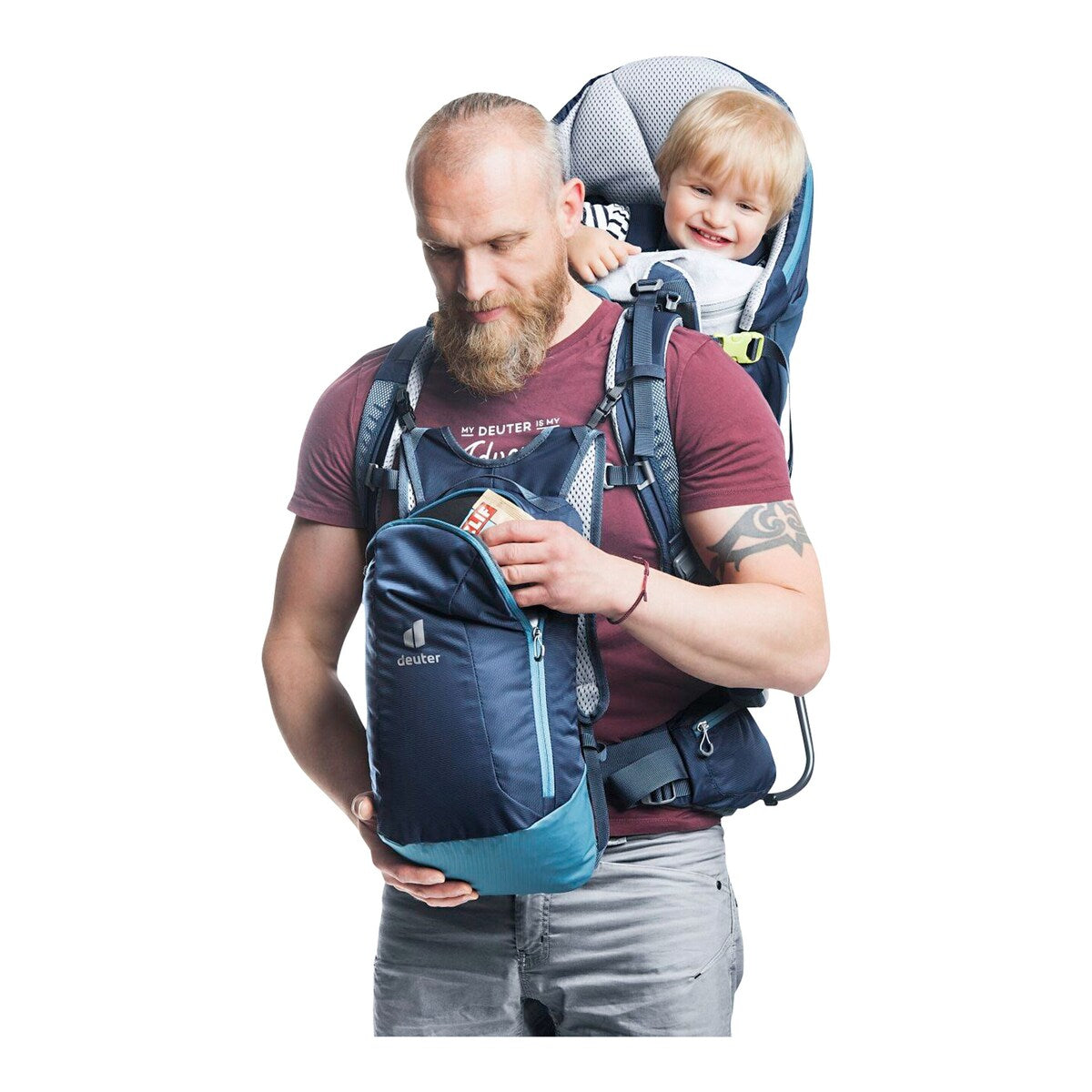 Bæremeis Kid Comfort Pro pakket og klar til bruk