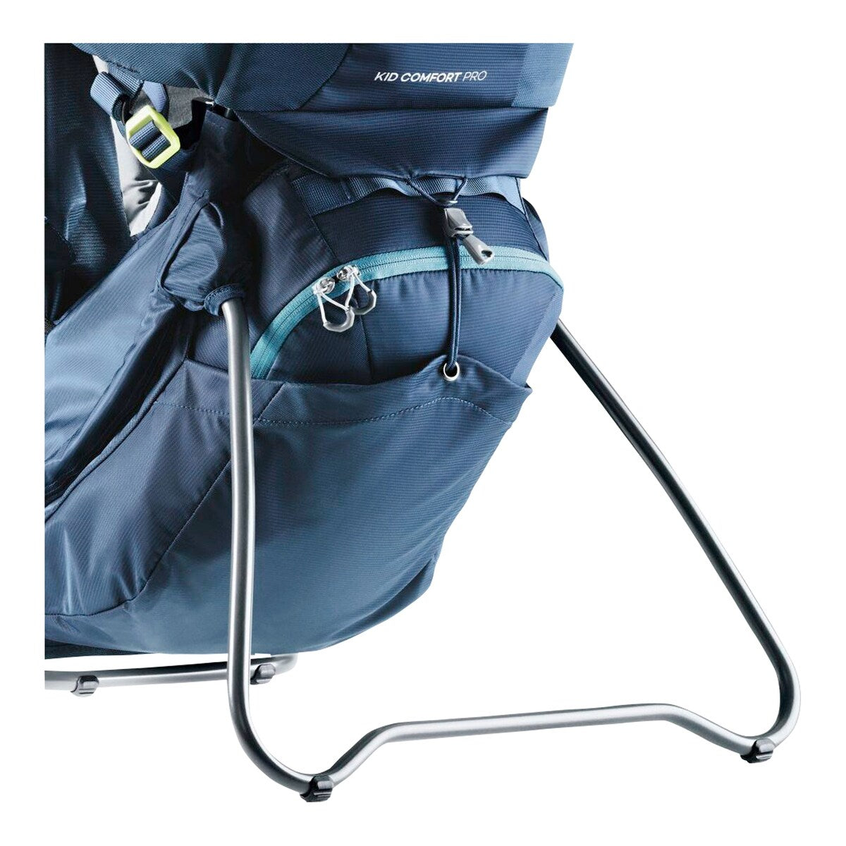 Oversikt over lommer og daypack i Bæremeis Kid Comfort Pro