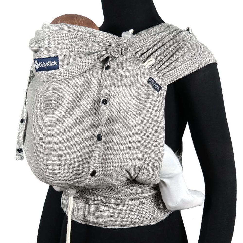 Bæresele DidyKlick 4u Halfbuckle 3,5-20 kg i GOTS-bomull forside