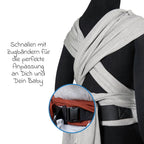 Pakkeinnhold for Bæresele DidyKlick 4u Halfbuckle 3,5-20 kg i GOTS-bomull
