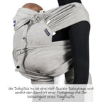 Nærbilde av spenne på Bæresele DidyKlick 4u Halfbuckle 3,5-20 kg i GOTS-bomull