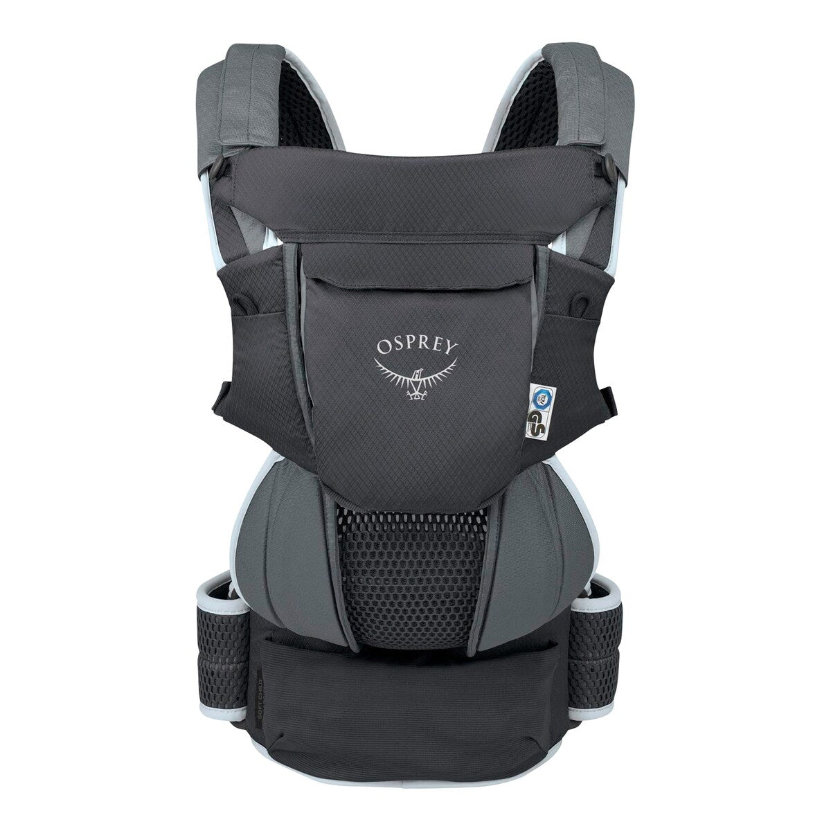 Bæresele Poco Soft 3D-mesh resirkulert nylon bakside