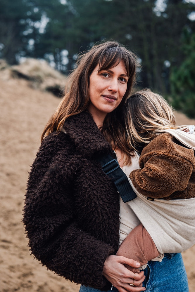 Nærbilde av klips på Bæresele for småbarn Boho jacquard - Wildride