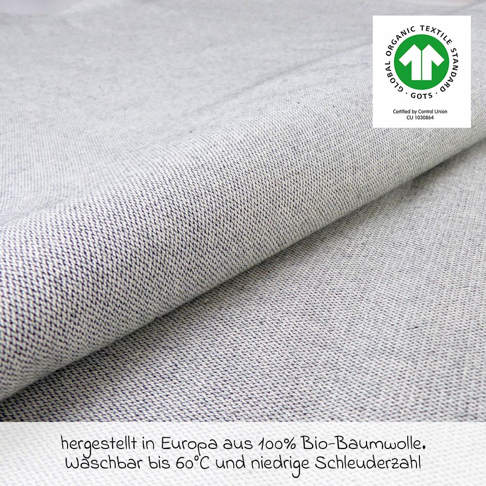 Bæresjal økologisk bomull 68 x 520 cm, 3,5-20 kg - Didymos pakket